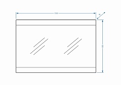 Stella Polare Мебель для ванной Мадлен 130 L – фотография-6